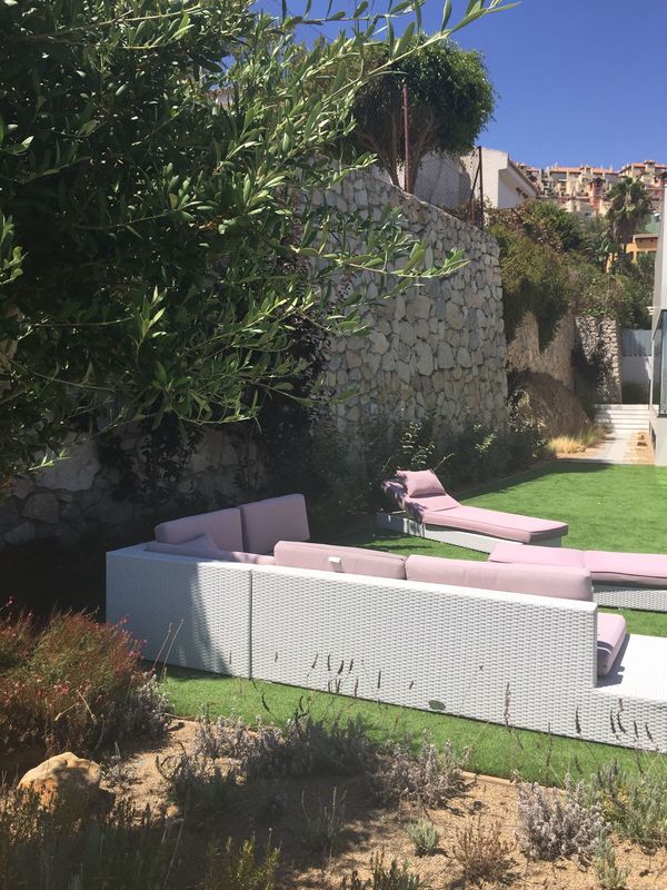 Detalle sofá Villa Mai